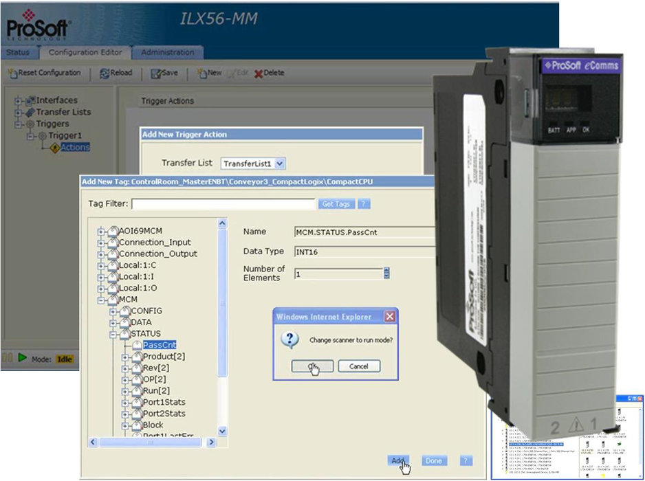 ProSoft Technology revolutionerer med ILX56MM med dens nye Message Manager, datatransfer fra protokol til protokol